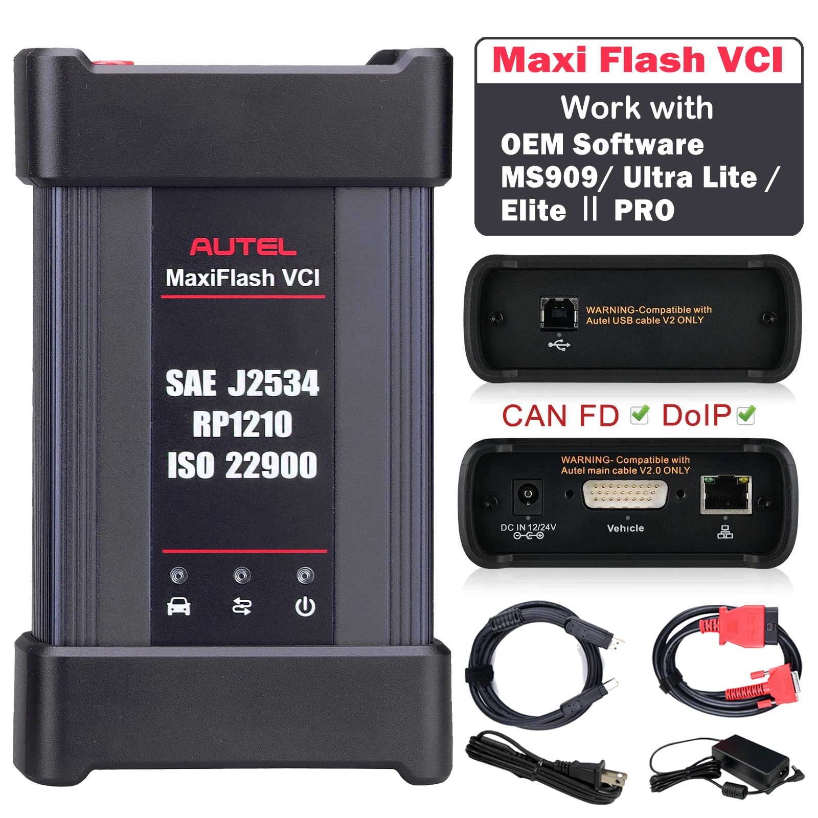 Autel MaxiFlash VCI J2534 Kit de Reprogramación
