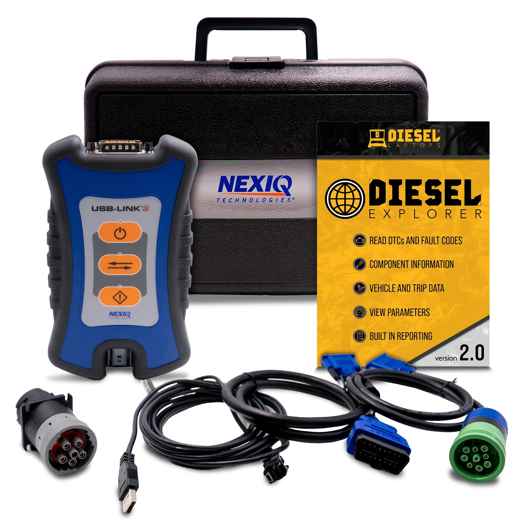 Diesel Laptops Nexiq USB Link 3 - Edición con Cable