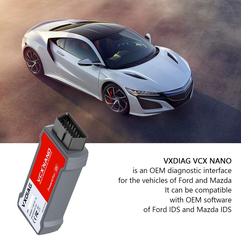 VXDIAG VCX Nano para Ford/Mazda 2 en 1 con IDS